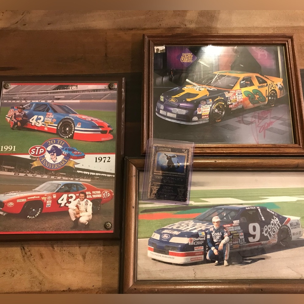 NASCAR Dale Earnhardt, Signatures, Ken Schrader, photos